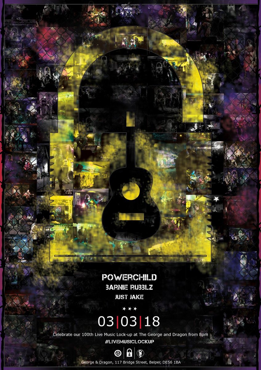 LOCKED in at the <a href="/GeorgeDragonBel/">George Dragon Belper</a> this Saturday from 8pm we have the 100th Live Music Lock-up celebration 🎉 
facebook.com/events/1583873…
#LiveMusicLockUp #100 #node56