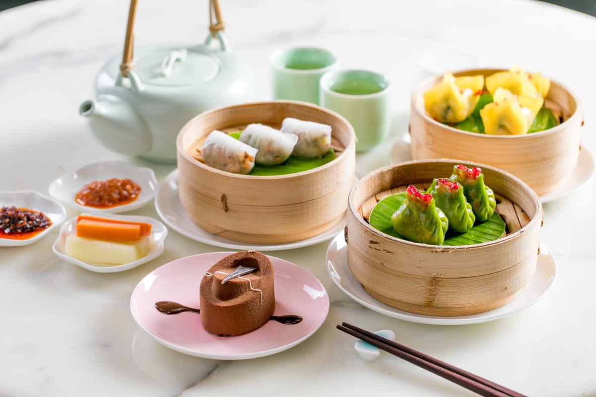 Yum Cha is a tradition that involves drinking tea and eating dim sum. Yum Cha in Cantonese literally means “Drink Tea”. We are celebrating Yum Cha with a special selection of tea, dim sum and dessert. 
Call +91 922 22 22 800 to know more.