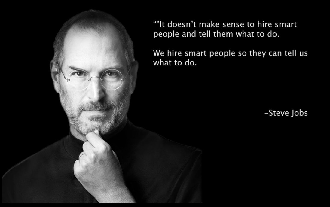 TeamPilotKultur's tweet photo. Ein Teil von Apple's #Unternehmenskultur, welches zu toller #Teamarbeit und viel #Erfolg führt.
"Es macht keinen Sinn, gute Mitarbeiter einzustellen und ihnen vorzugeben, was sie zu tun haben. Wir (bei Apple) stellen gute Mitarbeiter ein, damit sie uns sagen, was wir tun sollten" https://t.co/jLjjc3CuBG