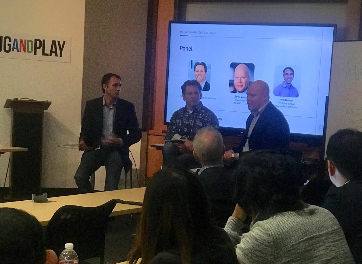BotDocIt's tweet photo. Director of Biz Dev @Tracyjfox sits on Panel @PlugandPlayTC Silicon Valley with #polsinelli legal and  PnP Retail/cybersecurity discussing the privacy of your data and trends in the marketplace. https://t.co/z9zxaF7doI