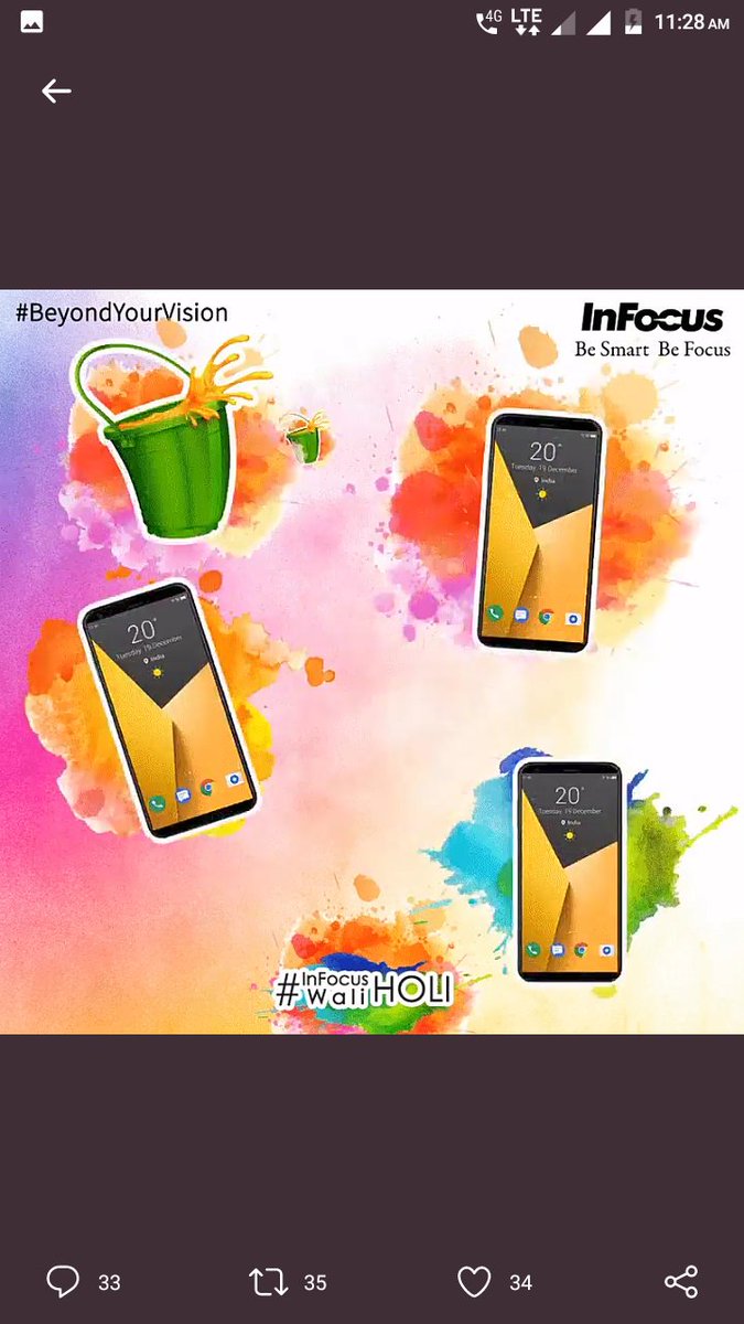 Maxxi_71's tweet image. Here I spotted 3 #InFocusVision3s 📲
#InFocusWaliHoli @InFocus_IN
#HappyHoli 

@thatsaffrongirl @007Preeti_ @bold_kitten @DivzArjun @LuckyMunjal777