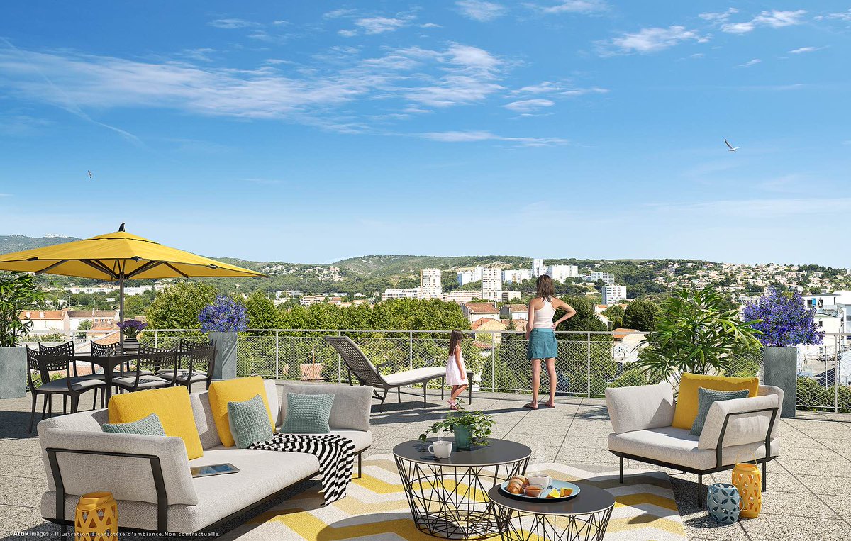 ConstructaVente's tweet photo. Un écrin de lumière dans la ville, c'est HELIOS PARK à 2 pas du village de St Antoine, #Marseille 15e. La résidence offre de belles terrasses avec des vues dégagées sur les collines ou sur le parc paysager. Prix en TVA 5.5% si éligibilité. https://t.co/hyLQYl28HL #Immobilier https://t.co/B0fk9SIzey