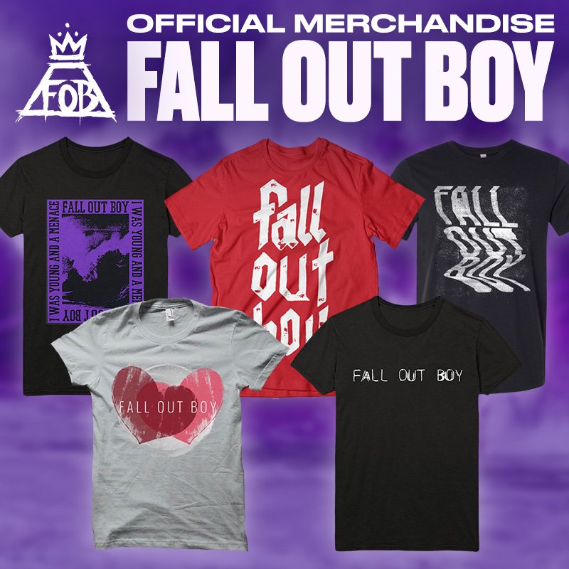 🌟ATTENTION FANS! Stock's running low for the official <a href="/falloutboy/">Fall Out Boy</a> MERCH🌟 Get to enjoy 20% off with the code '20OFF' if you order by 11:59pm today: gig-merch.com/collections/fa… | 
Tag a friend &amp; get yours today!