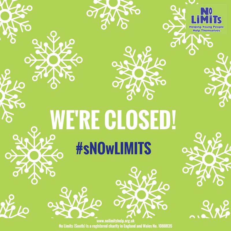 nolimitshelp's tweet photo. โ๏ธโ๏ธSNOW UPDATE โ๏ธโ๏ธ
Due to the weather conditions and lack of public transport, the No Limits Advice Centre is CLOSED today.
Keep an eye on our Facebook page, Twitter account and website for regular up-to-date information about our opening times.
#sNOwLIMITS https://t.co/O3MAuO27xg