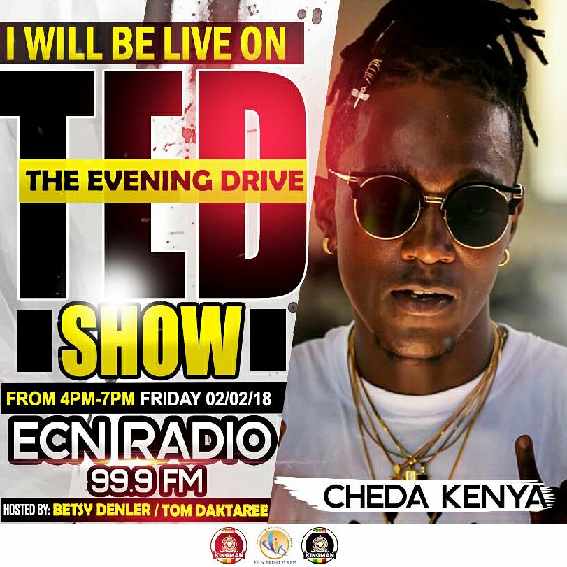 ChedaKenya's tweet photo. Make a date with me today @ecnradio I will be live from 4pm-7pm #teamcheda https://t.co/D6QZTEck2V