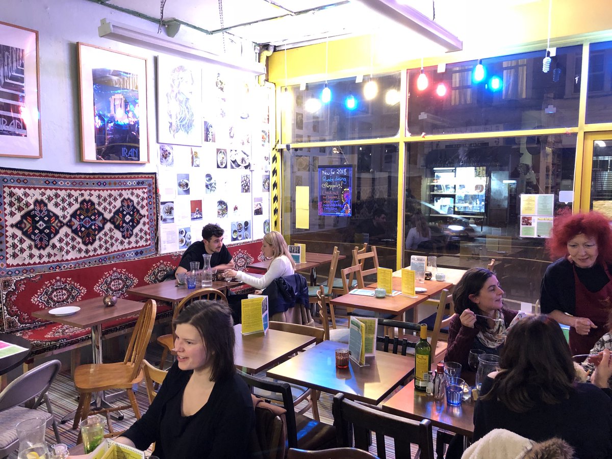 YarnsApp's tweet photo. We like local and autentic places, those that you can’t find anywhere else and Persepolis @PersianinPeckham is just that, a funky percian grocery store with a vegan deli tea shop. Their food will take you to dreamy middle east trip. Meze  plate is our favourite!!! https://t.co/TFXbdCFALX