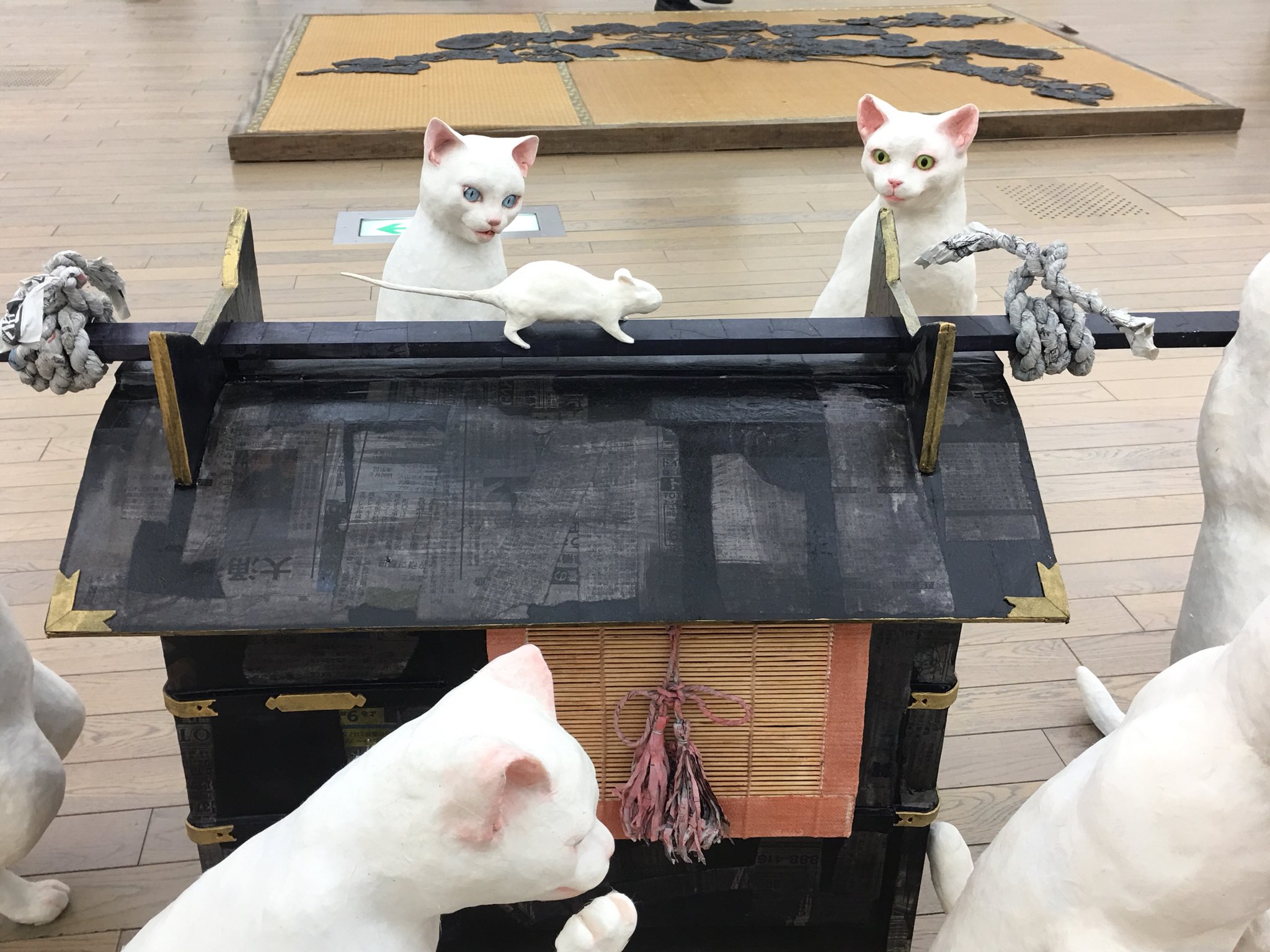 根付 大黒天 荷車 猫 ネズミ- 根付 大黒天 荷車 猫 ネズミ-