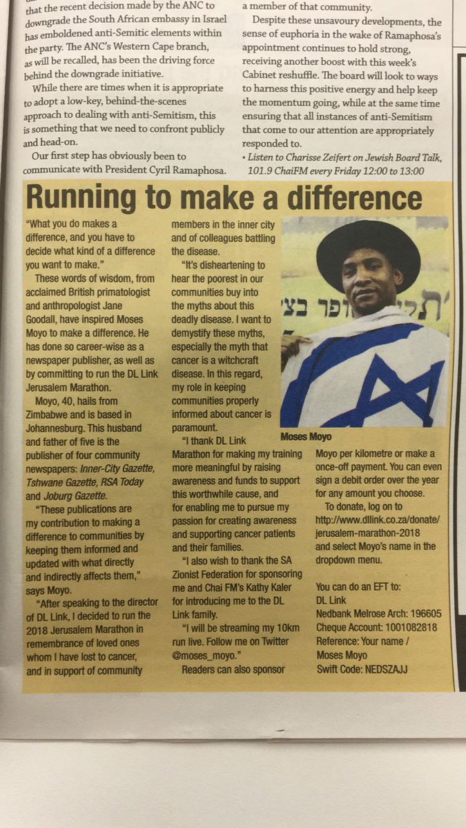KathyKaler's tweet photo. Well done to @moses_moyo who is #RunningForRecovery on behalf of the @TheDLLink @DLLink1 in the #JerusalemMarathon Great cause. Great Marathon. Great location. https://t.co/ByYSzJy3dX