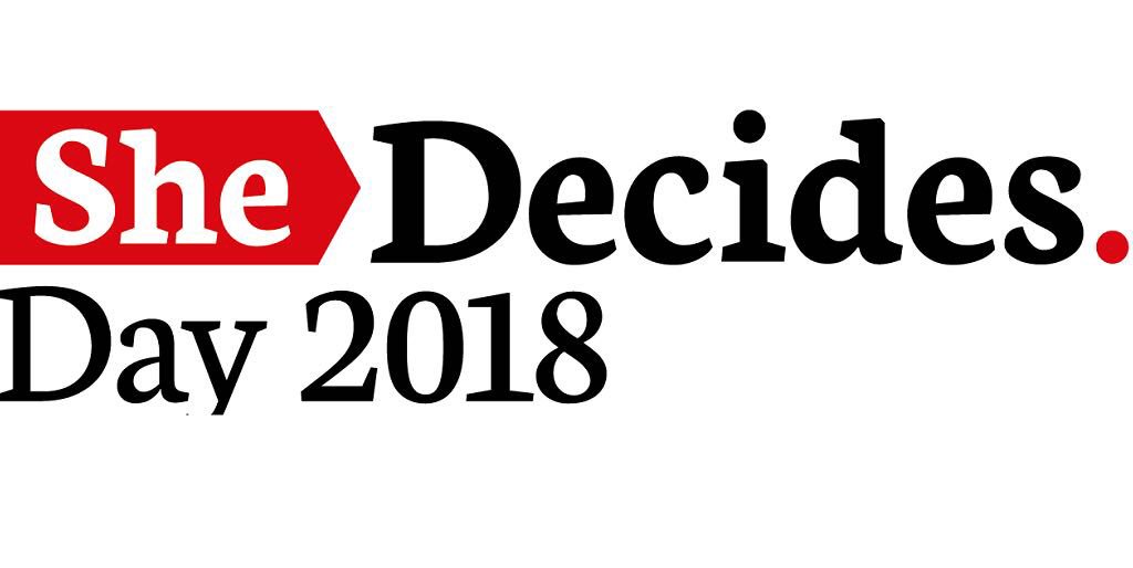 Today, 2 March 2018, is the first ever #SheDecidesDay. This important broad international movement aims to ensure that only #SheDecides about her own body. This is a right all women and girls have and should enjoy. Because when #SheDecides the world is better, stronger and safer.