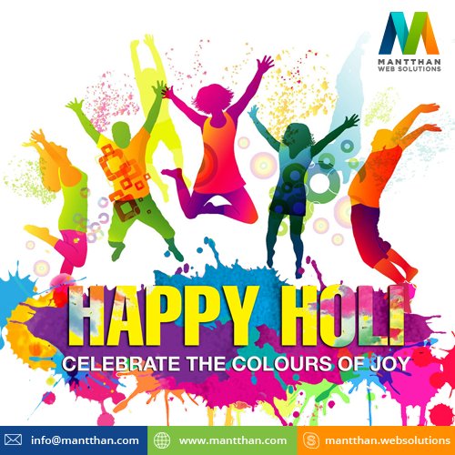 mantthan_web's tweet photo. Happy Holi to all!!
- Team Mantthan
#HappyHoli #mantthan #mantthanwebsolutions #happyholi2018 #FridayFeeling https://t.co/cYzVSBX8E7