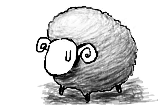 ペンタブを手に入れたぞ!まともに絵を描いたことは殆ど無いけどとりあえず第1号「ひつじさん」

未熟な絵を晒すことで成長の糧とするのだ! 