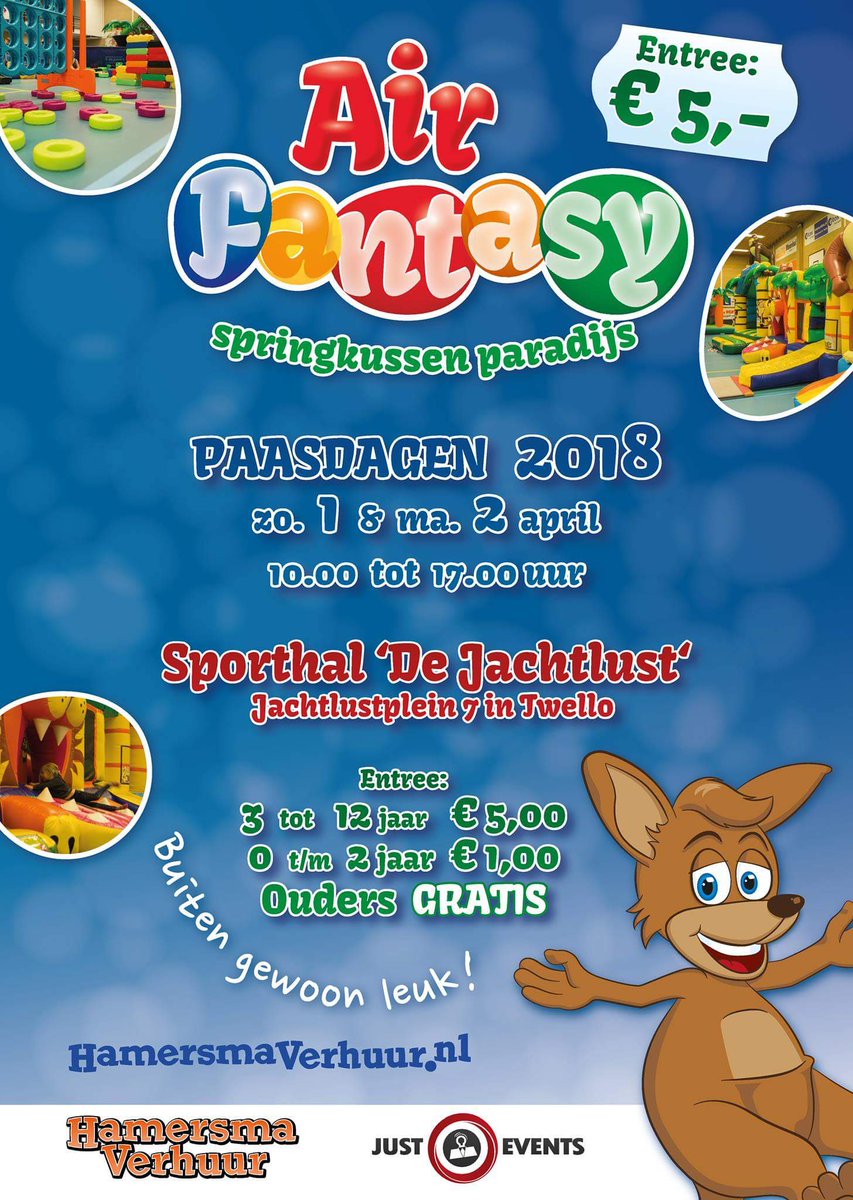 Een tof dagje uit voor basisschool kinderen! Dag vol plezier en vermaak tijdens de Air Fantasy - Springkussen paradijs in Twello ! <a href="/DeventerPost/">Deventer Post</a> <a href="/ds_Deventer/">de Stentor Deventer</a> @Dorpshart <a href="/UitjesHolland/">Uitjes in Holland</a> <a href="/OverenuitDter/">Over en Uit Deventer</a> <a href="/inTwello/">inTwello</a> @paasdagen <a href="/pasen/">pasen</a>