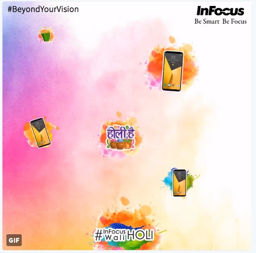 bsathavara1's tweet image. It's an amazing idea to play holi with #InFocusVision3 #InFocusWaliHoli