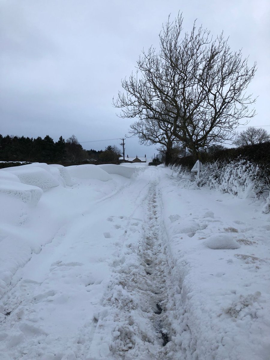 Apologies to all of our local customers, for the 3rd day running we will be unable to deliver beer! The brewery is shut off in both directions to Stannington and Morpeth! We will try our best to get you all as soon as possible.