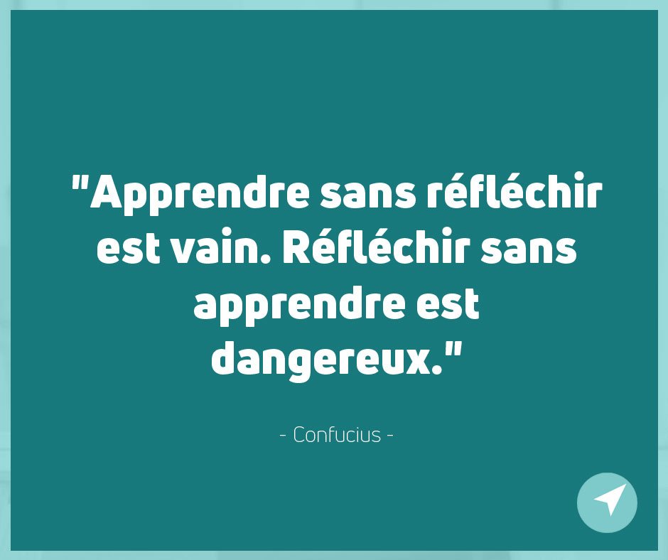 Aujourd'hui c'est Confucius qui nous inspire ! 📚😉 #CitationDuJour #Confucius #Formation #Apprentissage