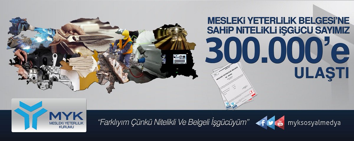 myksosyalmedya's tweet photo. Mesleki Yeterlilik Belgesi sayımız 300.000'i geçti. https://t.co/iyZHPfLBQr