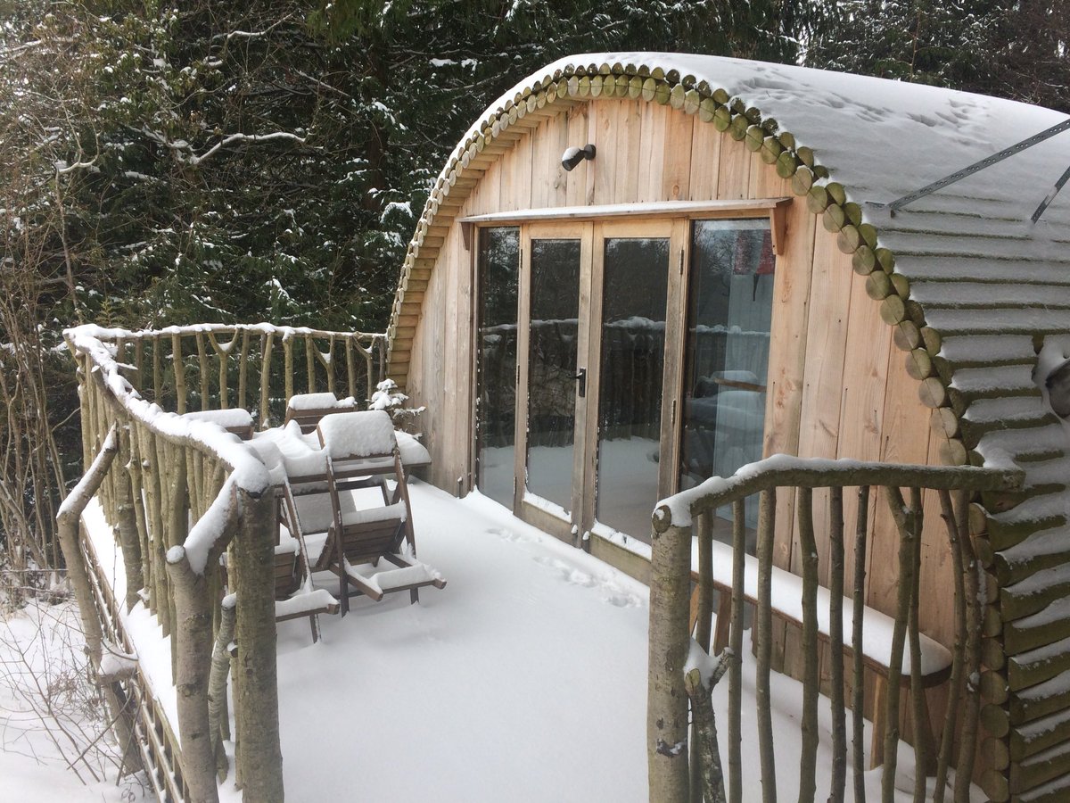 glampingpark's tweet photo. Few pictures of life in the freezer today.
Glad our guests have a fully insulated warm cosy #modulog #glamping #pod to stay in. @welshglamping https://t.co/jUdFRpp1DN