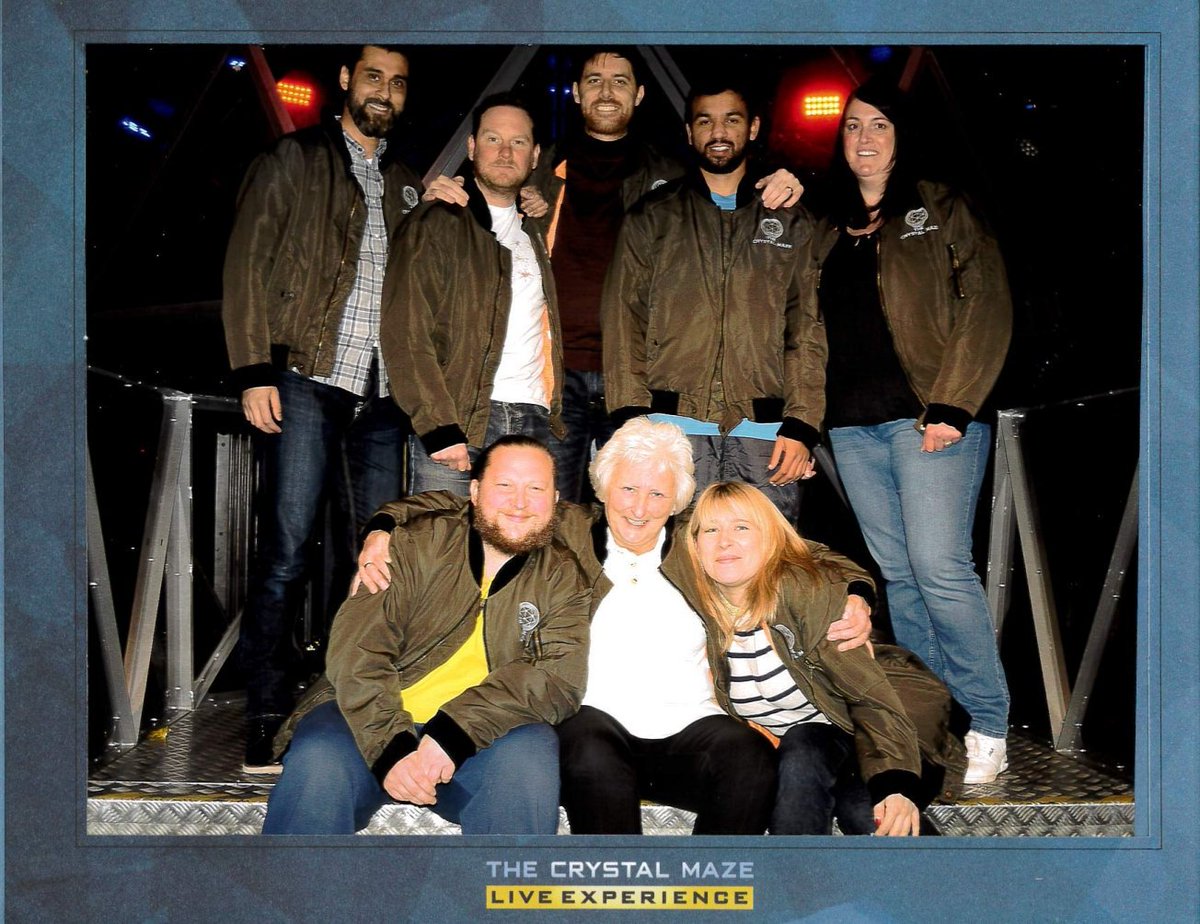 ben_baylisdavey's tweet photo. Loved the @CrystalMazeHQ 
What a great day!!! #startthefans https://t.co/F54YTrMQh4