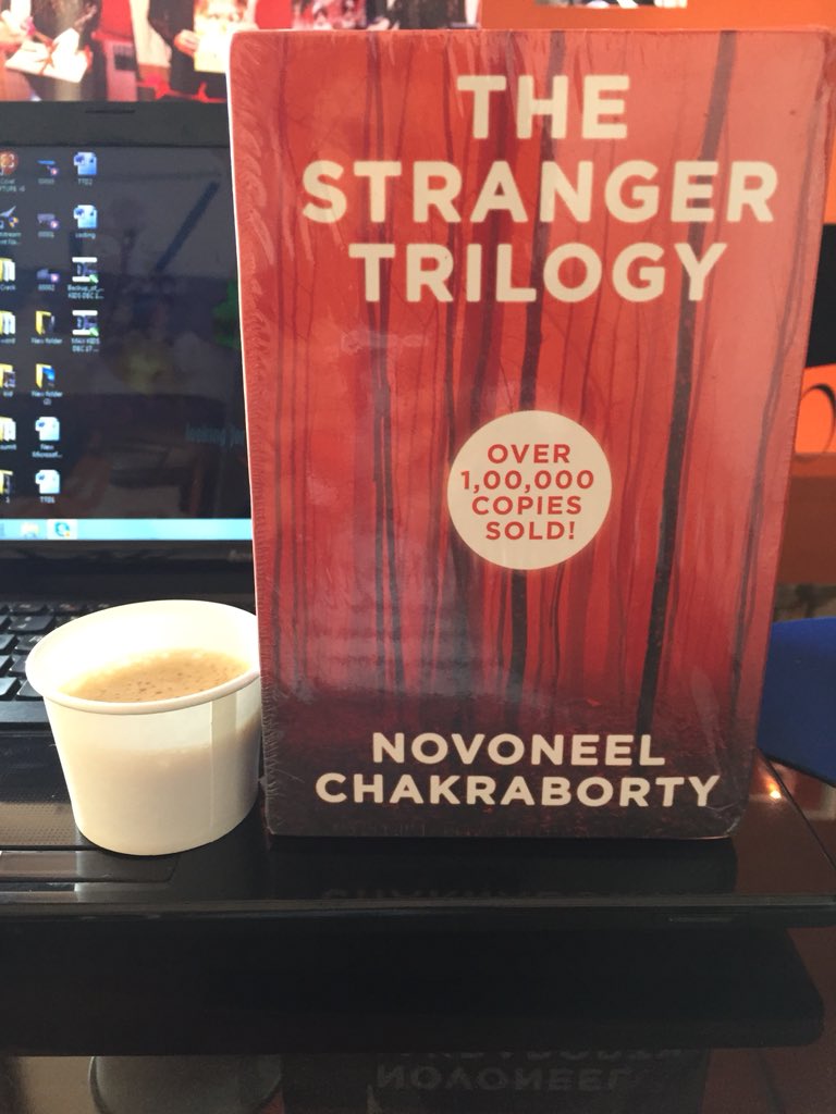 The famous trilogy! 
<a href="/novoxeno/">Novoneel Chakraborty</a> #thestrangertrilogy