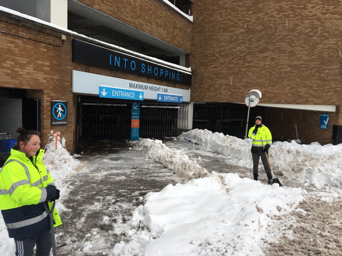 EdenCG's tweet photo. Great effort this morning #teamHowgate #BeastFromTheEast #TheShowMustGoOn ๐โ๏ธโ๏ธweโre open too but not sure where 2 start with our car park ๐ค https://t.co/7XtBoTVUKw