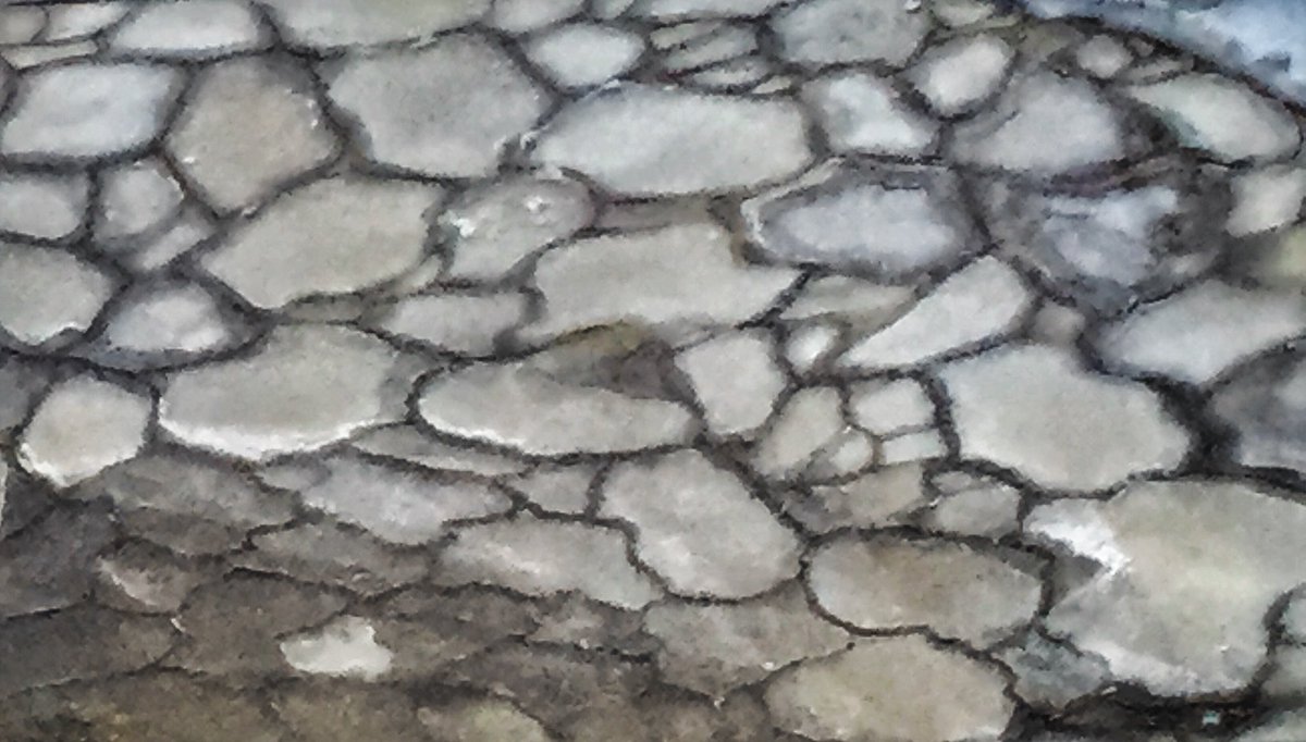 SjDepp's tweet image. Artviewer, kunst vanuit het raam gezien Andromeda (ijsschotsen)