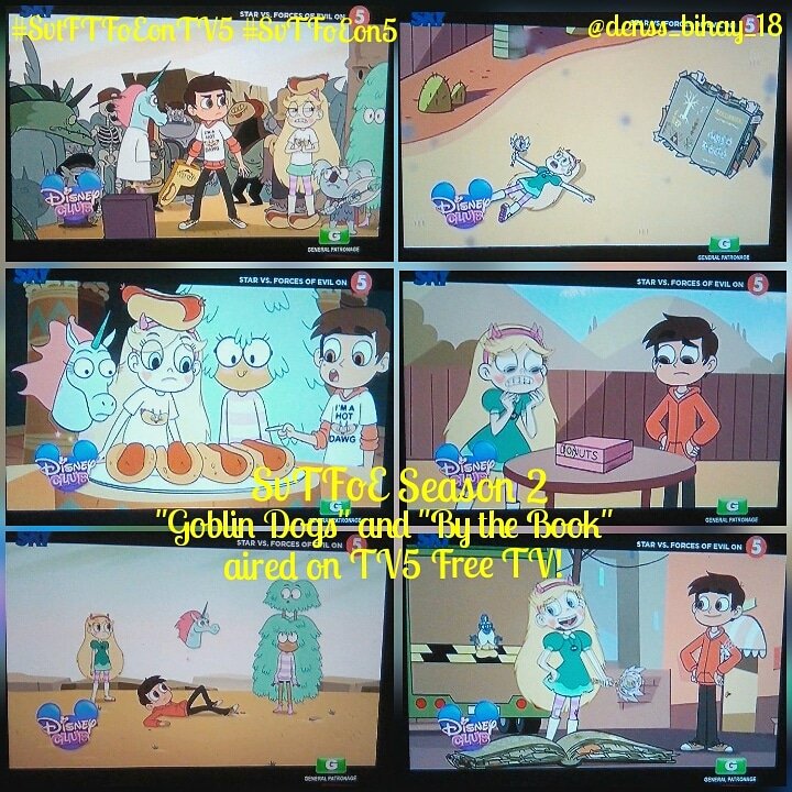 denss_bihay_10s's tweet photo. (late post) #SvTFoESeason2 #GoblinDogs and #ByTheBook aired on #TV5 last Saturday!! #SvTFoEonTV5 #SvTFoES2onTV5 #StarVsTheForcesOfEvil #DisneyClub #TV5Philippines #FreeTV #DisneyXD #DB0302 #DBLatePost @KierAriel @HeyItsMiggy @OFC_CJCanonoy27 @MarkEvierettPZ @jaredyatfans https://t.co/ZvGHi3WdC8