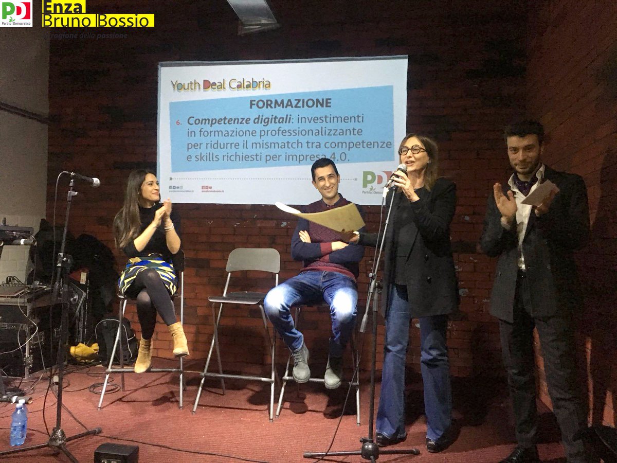 enzabrunobossio's tweet photo. Youth Deal Calabria, un impegno in 20 punti per rispondere alle esigenze dei Giovani. Con Pina Picierno e Mario Valente abbiamo deciso di rispondere a questo appello con un patto che porteremo avanti nella prossima legislatura. #scegliPD #2marzo https://t.co/UU49SiGA8e