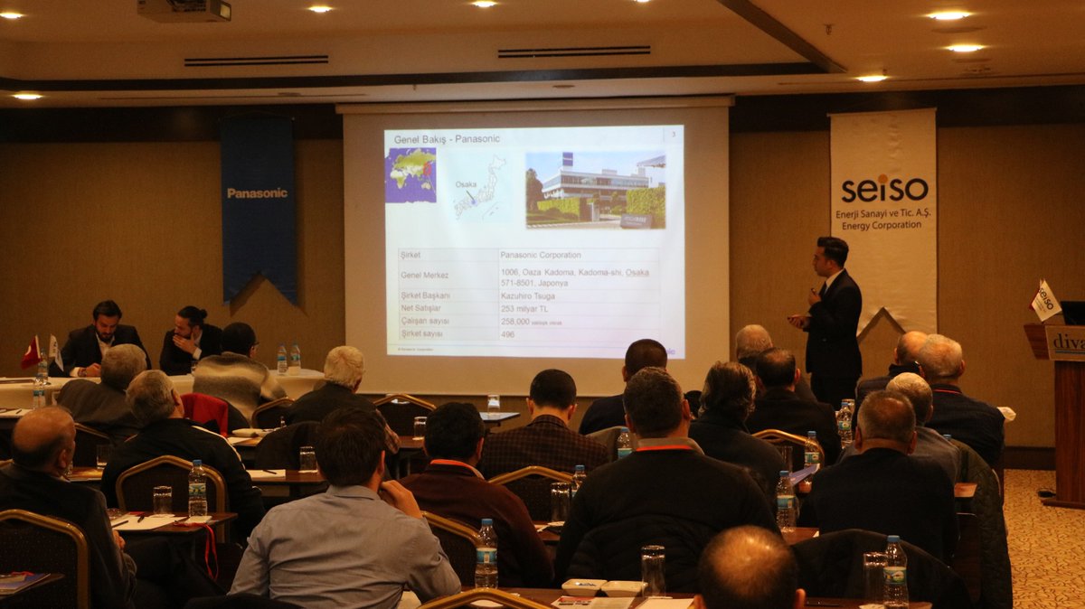 seisoenergy's tweet photo. Seiso-Panasonic iş birliği ile 1 Mart Perşembe günü Gaziantep Divan Hotel'de düzenlenen güneş enerjisi sistemleri semineri yoğun katılımla gerçekleşti.Seminer sonunda yapılan çekilişle 2 kişiye "Panasonic Matkap-Vidalama Aleti" hediye edildi. Tüm katılımcılarımıza teşekkür ederz. https://t.co/vgmyOCiEe0