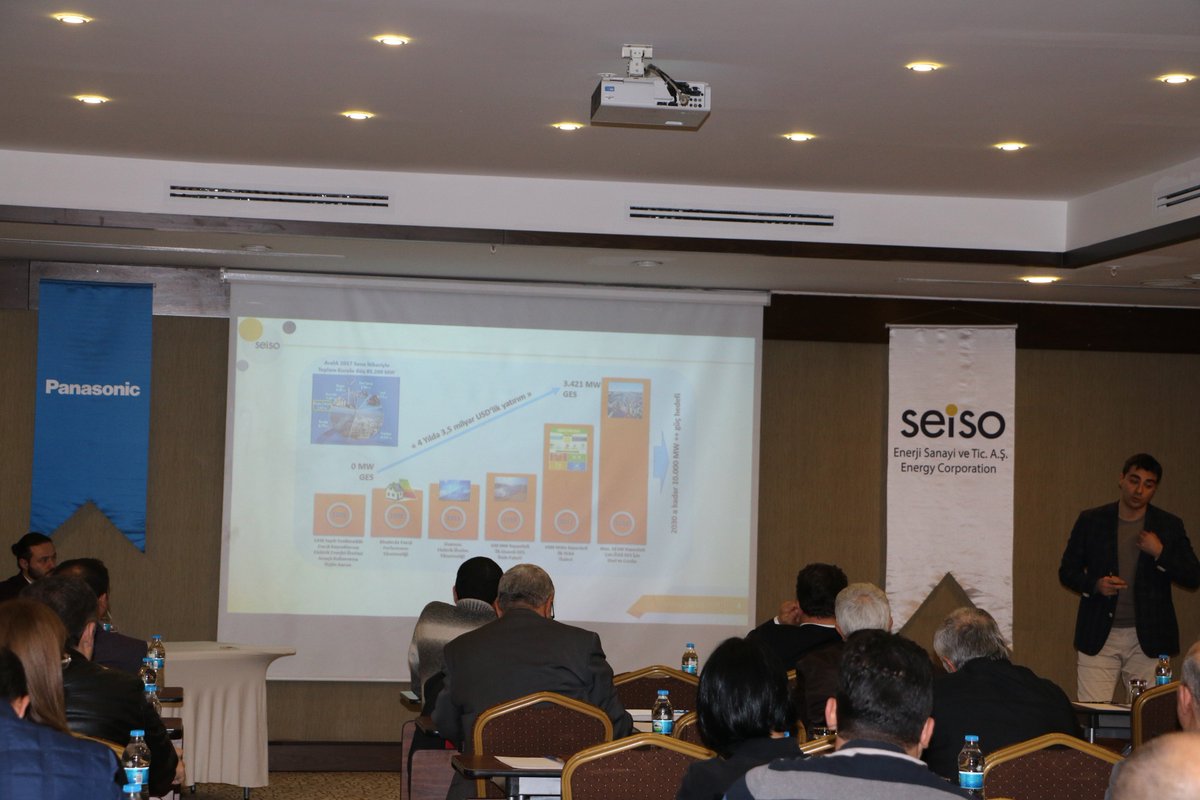 seisoenergy's tweet photo. Seiso-Panasonic iş birliği ile 1 Mart Perşembe günü Gaziantep Divan Hotel'de düzenlenen güneş enerjisi sistemleri semineri yoğun katılımla gerçekleşti.Seminer sonunda yapılan çekilişle 2 kişiye "Panasonic Matkap-Vidalama Aleti" hediye edildi. Tüm katılımcılarımıza teşekkür ederz. https://t.co/vgmyOCiEe0
