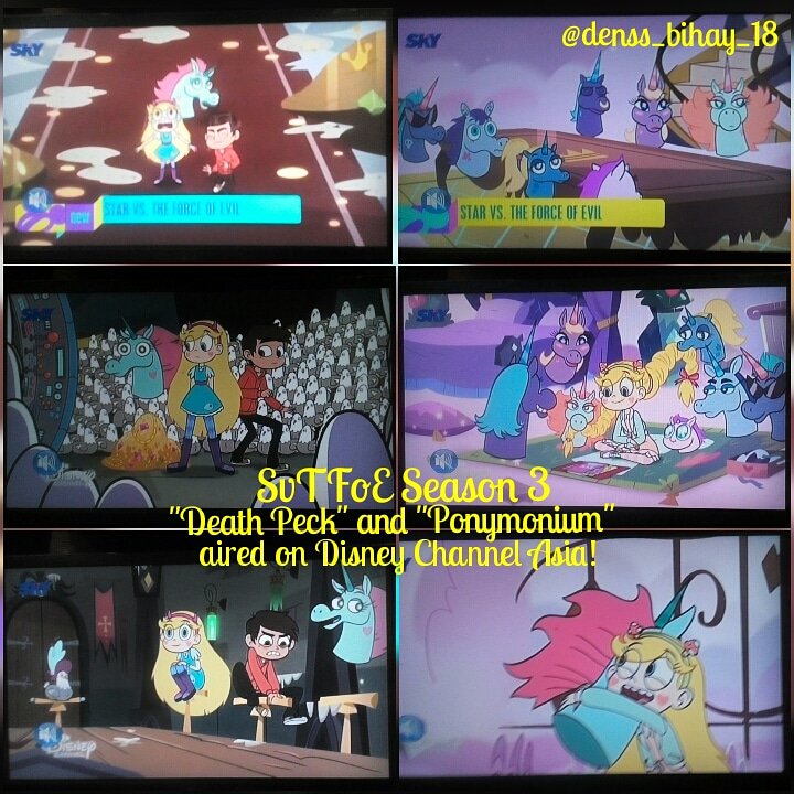 denss_bihay_10s's tweet photo. #SvTFoESeason3 #DeathPeck and #Ponymonium aired on #DisneyChannelAsia last Friday!! #SvTFoEonDisneyChannel #StarVsTheForcesOfEvilSeason3 #StarVsTheForcesOfEvil #SvTFoE #DisneyChannel #DisneyXD #DB0302 @KierAriel @HeyItsMiggy @carljun_canonoy @MarkEvierettPZ @jaredyatfans https://t.co/OLuCwXwu6X