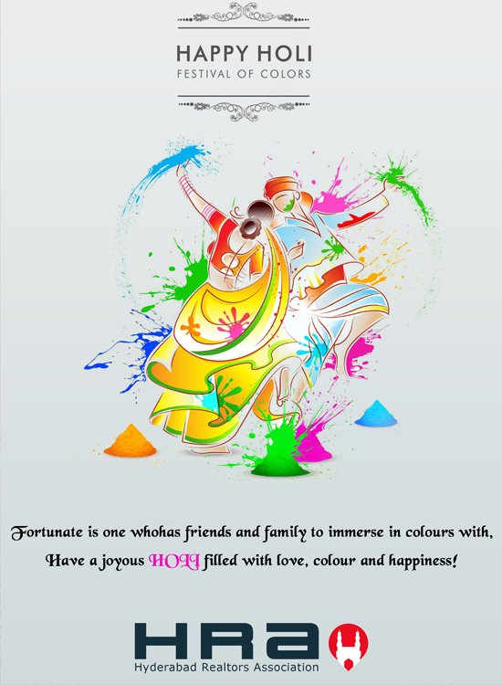 hraindiaorg's tweet photo. Hyderabad Realtors Association wishes all its members a Very Happy Holi https://t.co/qU75Fq7oQe