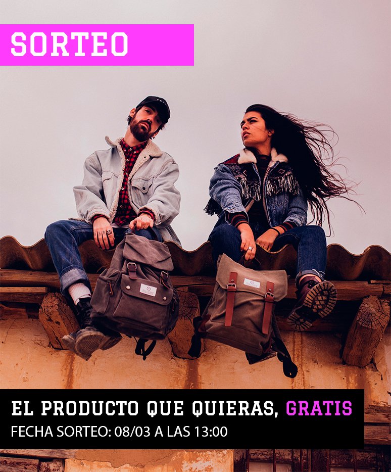 mollisters's tweet photo. ¡¡SORTEO!!
¿Quieres mochilas o gafas GRATIS?
Síguenos y haz RT al tweet para participar 😎😎
¡Ve mirando en https://t.co/AlBfKm8rwM qué #mollisters quieres!
Fecha del sorteo: 08/03/2018 a las 13:00h. ¡Suerte! https://t.co/qHHmcq4hLA