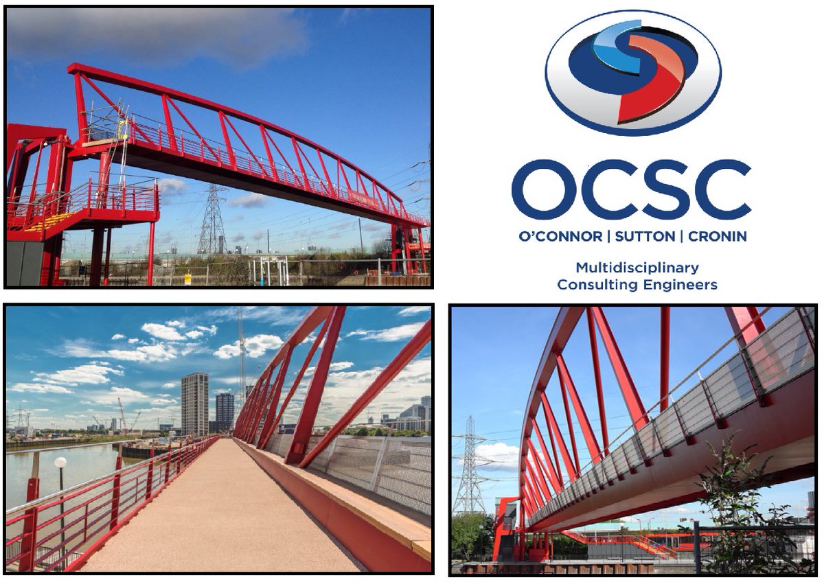 OCSC provided the structural design of The Leamouth North Foot Bridge which has been recently nominated for a civils bridge award at the ACEI annual awards. #london #Engineering #bridges