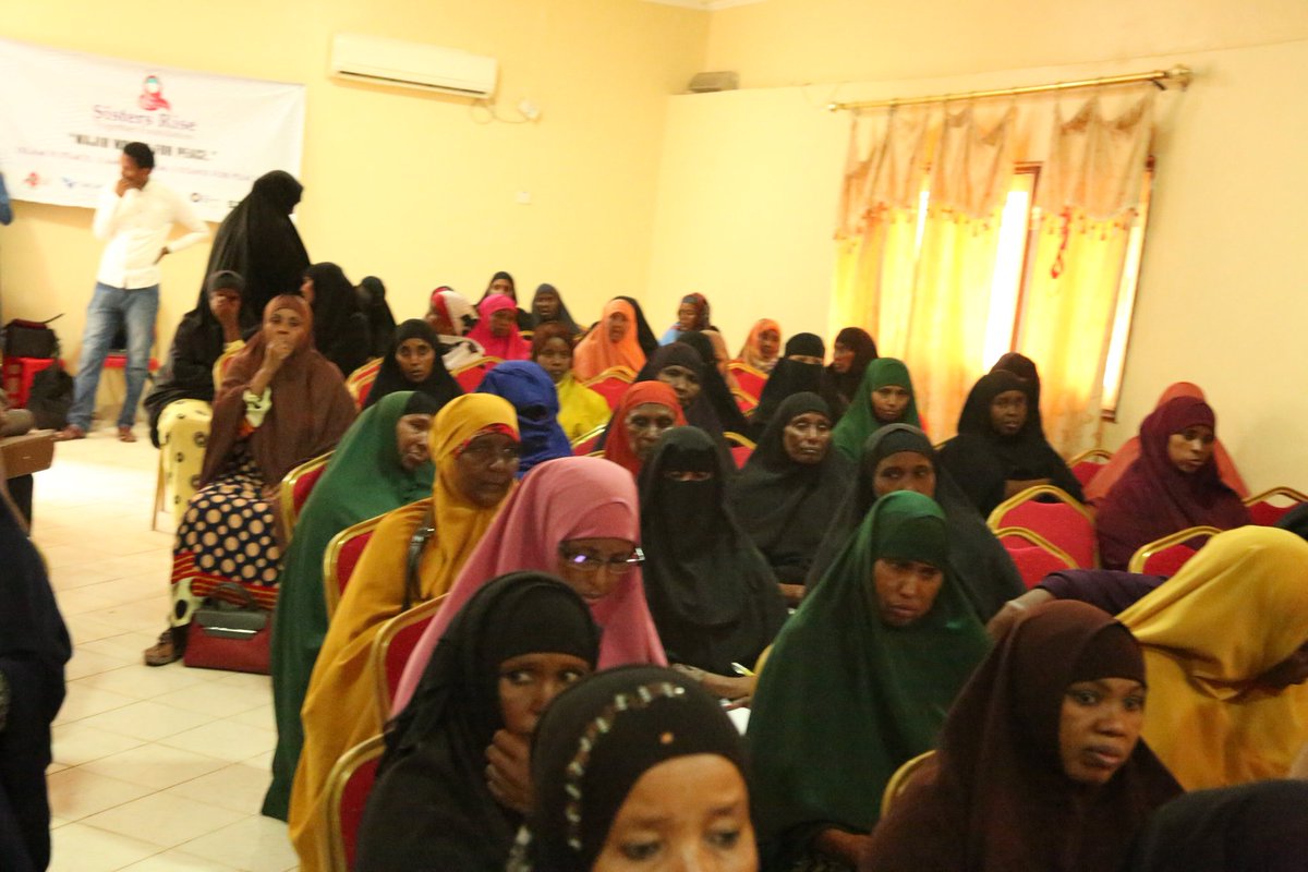 SistersRise's tweet photo. For a community to get sustainable peace there has to be an all-inclusive community owned peace building process.This cannot be achieved if the women are not given a seat at the table of peace negotiations. #WajirwomenForPeace @WajirCountyKE @TakafulAfrica @JetwaysAirlines https://t.co/trUTHcGh6U