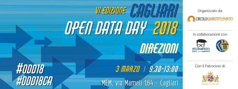Domani, sabato 3 marzo, non prendere impegni: l'appuntamento è alle 9:30 alla MEM di Cagliari per l'#OpenData Day 2018! Partecipa alla discussione sul futuro dei #DatiAperti con associazioni, pubblica amministrazione, imprese e cittadini ✌️ #odd17 #oddca17 #OpenRAS