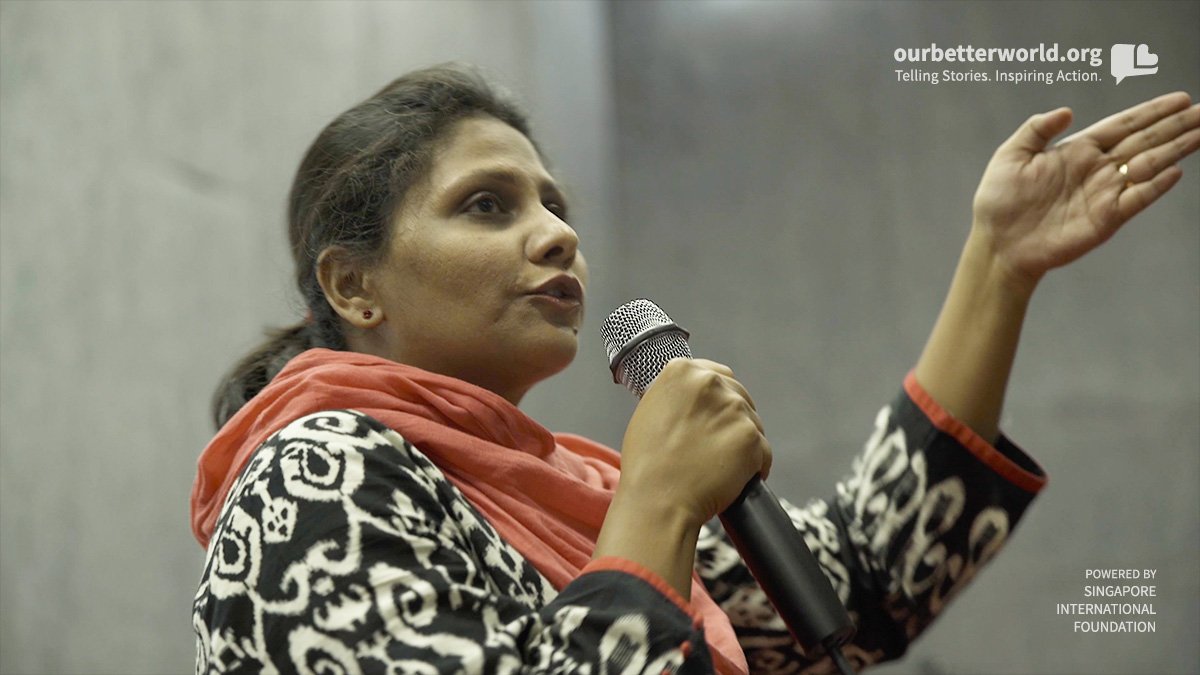 obetterworld's tweet photo. [1/6] This is Nusrat. She believes that recognising an unsafe touch can prevent child sexual abuse. 

As a survivor, her experience fuels her life’s mission: to empower children to break the silence.

Click on this thread to learn how she's doing this. https://t.co/EkCfHuhAoc