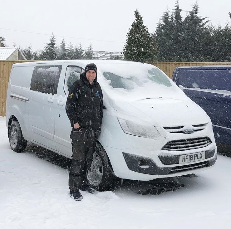The snow didn’t stop Dan from collecting his new van, thank you for the business and enjoy the new van. #Vans365