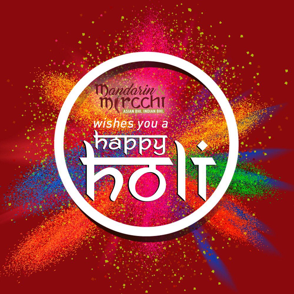 MandarinMircchi's tweet photo. We wish you all a Happy Holi! https://t.co/Ob1AJaRtR8