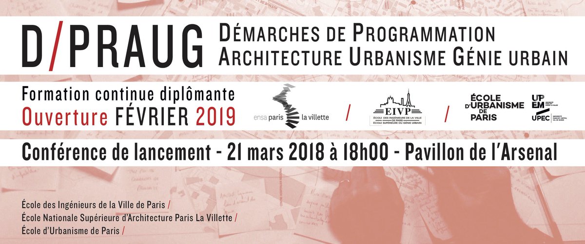 eivp_paris's tweet photo. Évènement au Pavillon de l'Arsenal ! La Programmation Stratégique https://t.co/XrPdomx4eE A l'occasion du lancement de la nouvelle formation D-PRAUG cohabilité @eivp_paris @eup_ecole @GWL_ENSAPLV ! https://t.co/WNYEZKXMl3