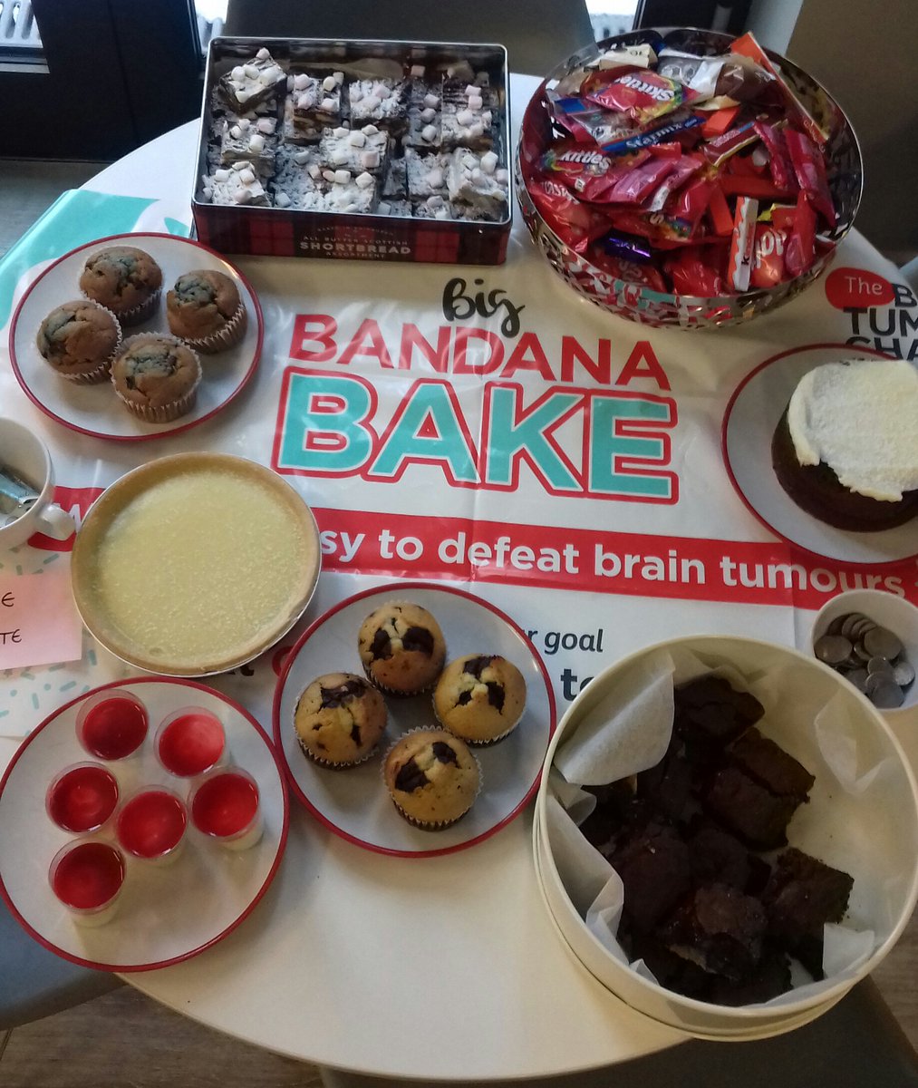 WiltonBain's tweet photo. Supporting the Big Bandana Bake in the #BrainTumourAwarenessMonth , raising money for this important cause. @BrainTumourOrg @EverestAlps #BandanaBake https://t.co/p2EJuYyvxu