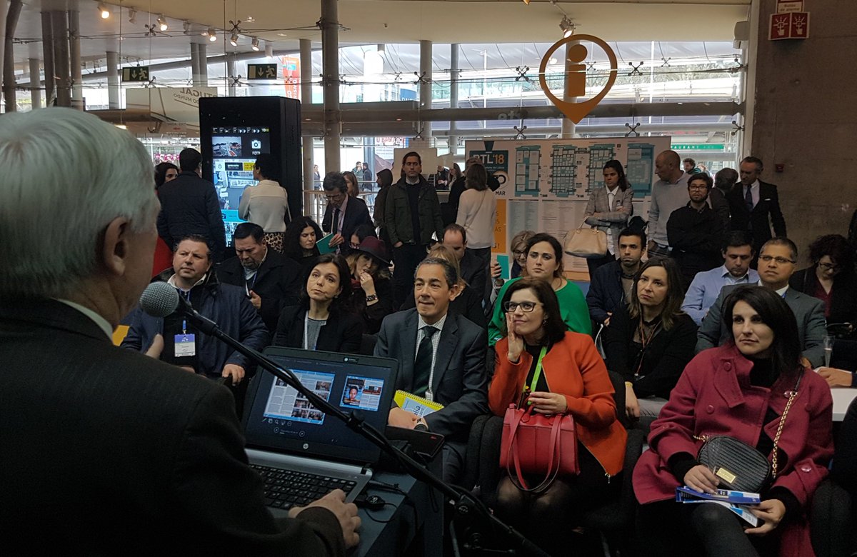 Termatalia's tweet photo. #TermataliaBrasil2018 se presenta en la #BTL de Lisboa. El stand de @PortoeNortePT acogió este acto al que acudieron importantes agentes turísticos del sector, públicos y privados, y medios de comunicación 
https://t.co/HyeHjY5wcl https://t.co/gfcSGJkzAQ