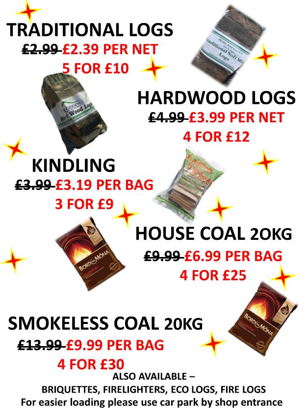 We are #Open. Winter Fuel is on Special Offer while stocks last! For easy loading while the snow is here we have made the small car park close to the shop available for you to use. #Oakham #Rutland #snow #staywarm #coal #logs #BeastFromTheEast #UKSnow #UKWeather #StormEmma