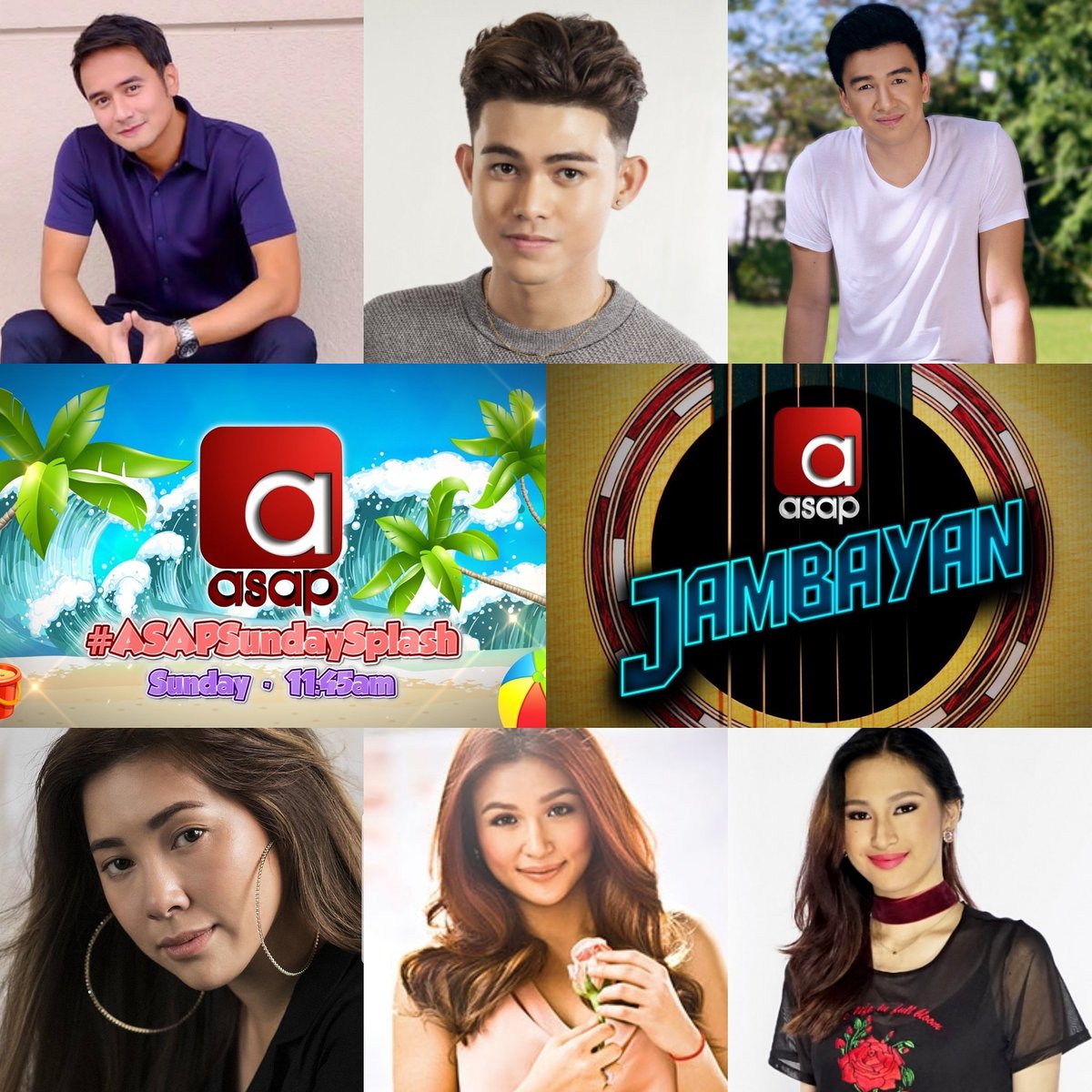 ASAPOfficial's tweet photo. R&amp;B soundtrip tayo this hot summah season! Maki-jamming na kasama sina Iñigo, JM, Migz, Moira, Isabela &amp; Zia on ASAP Jambayan! #ASAPSundaySplash https://t.co/IgbLLD82Yv