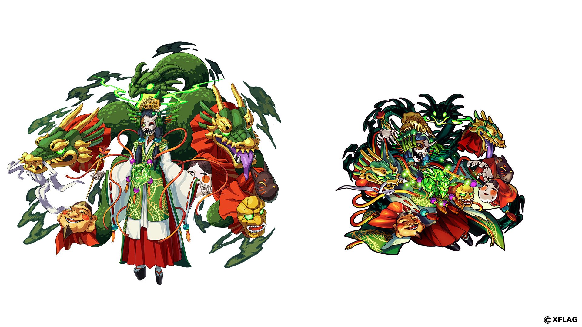 モンスト映画公式 Blu Ray Dvd 5 28発売 Sur Twitter モンスターデザインのこだわりを紹介 今回は クシナダ 担当デザイナー 少女のシルエットをしつつも からくり人形のような不気味さを意識しました ヤマタノオロチは 背中のモヤから出る設定にしました