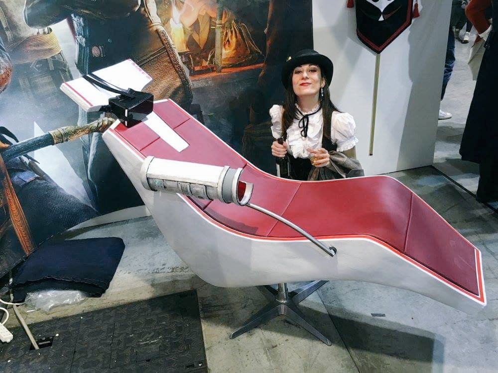 ElenaStefy's tweet photo. 《Rooks! With me》
Waiting for #Cartoomics !-7
#assassinscreed #syndicate #Animus #cosplay #accosplayitalia
@AcCosplayIta @AssassinsITA https://t.co/TRPsqOcCix