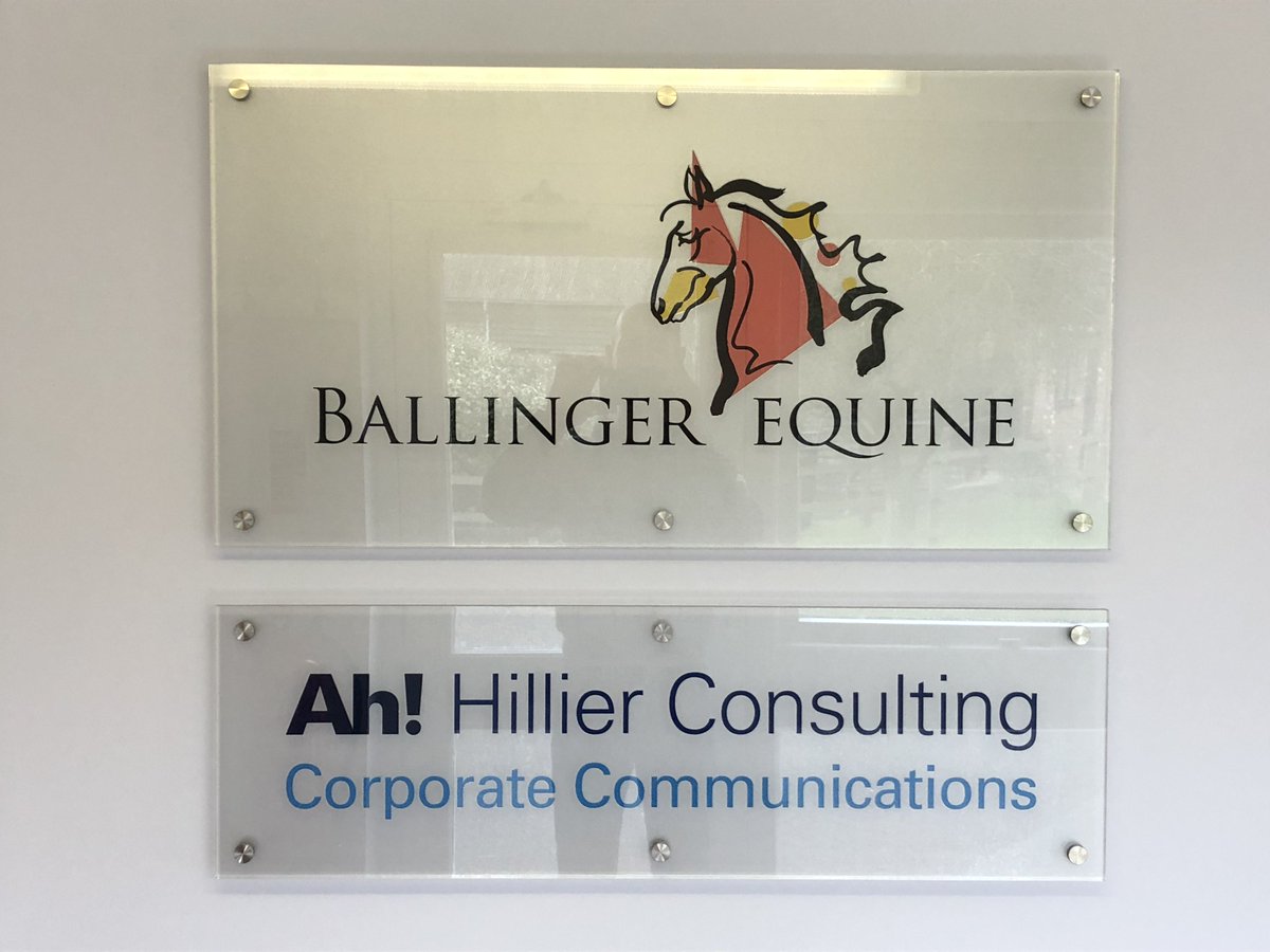 AbsoluteUKSigns's tweet image. New internal signs for @BallingerEquine and Hillier Consulting by @AbsoluteUKSigns #internalsigns #officesigns #directionalsigns #signs #signwriters #bishopsstortford #keepitlocal