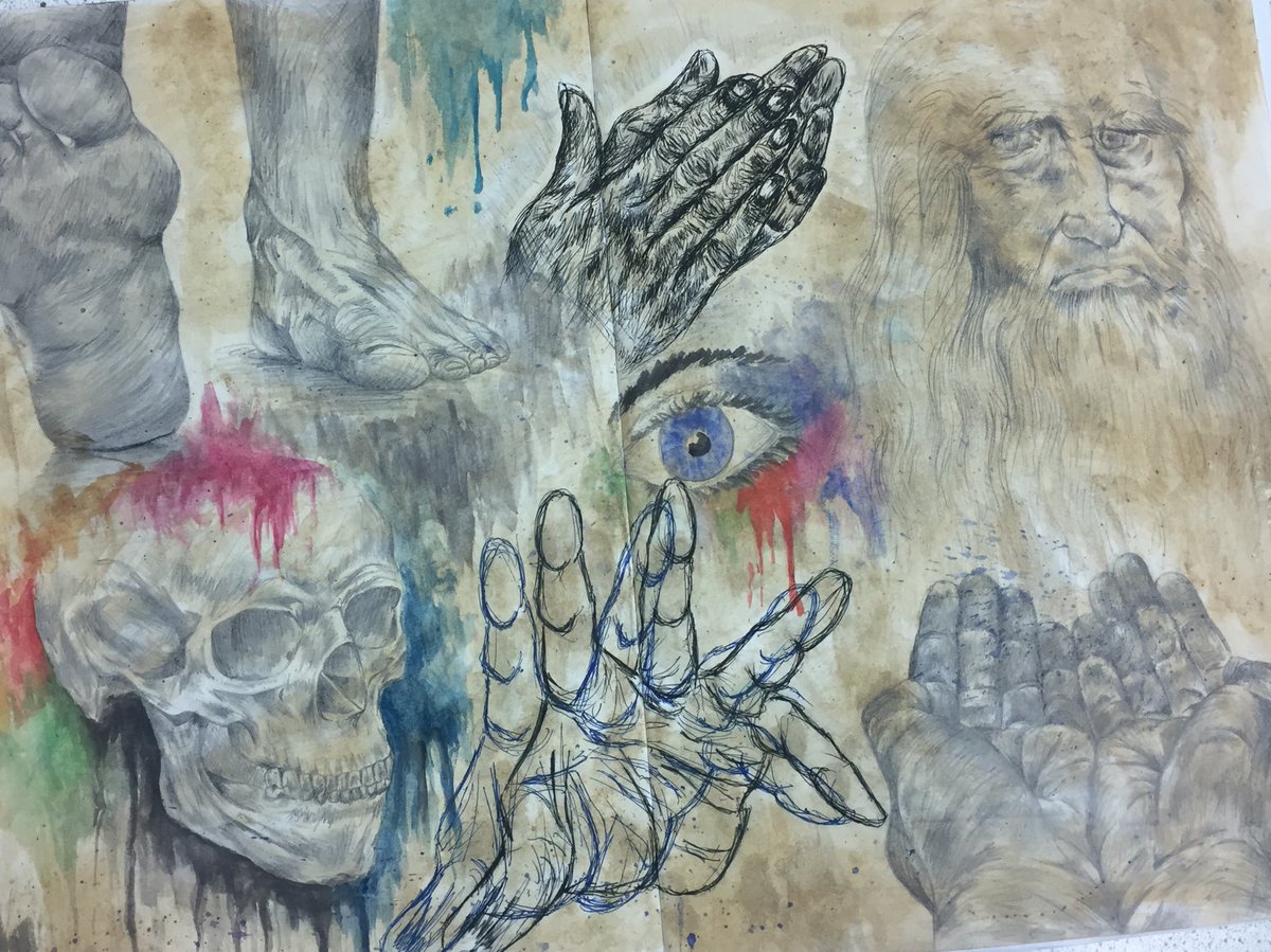 ARTatSTAC's tweet image. More outstanding work produced by our hardworking year 11’s. #artanddesign #gcse #humanforms