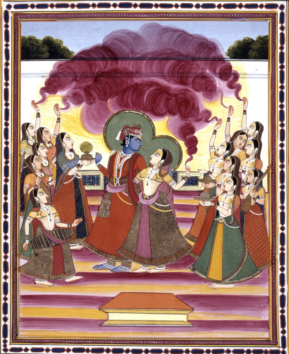 britishmuseum's tweet photo. Happy #Holi to those celebrating the festival of colours today. 🎉

The Hindu festival of Holi is a colourful and vibrant celebration of the arrival of spring. These paintings from the 18th and 19th centuries show festivities including throwing coloured powder and water https://t.co/Og4Z6w84oH
