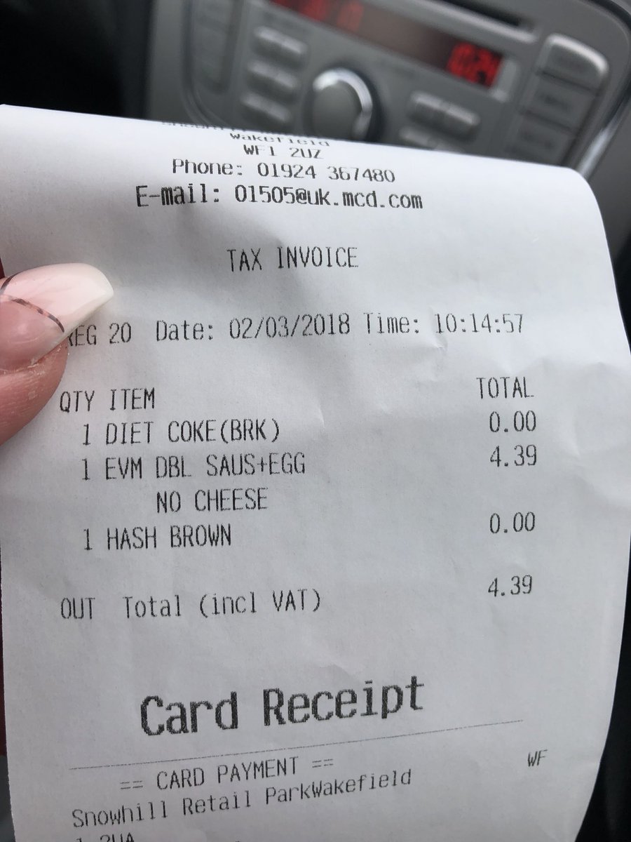 H91Sarah's tweet photo. @McDonaldsUK thanks for ruining my breakfast. Asked for no cheese. Got no egg instead! https://t.co/MiE6qN1kXG