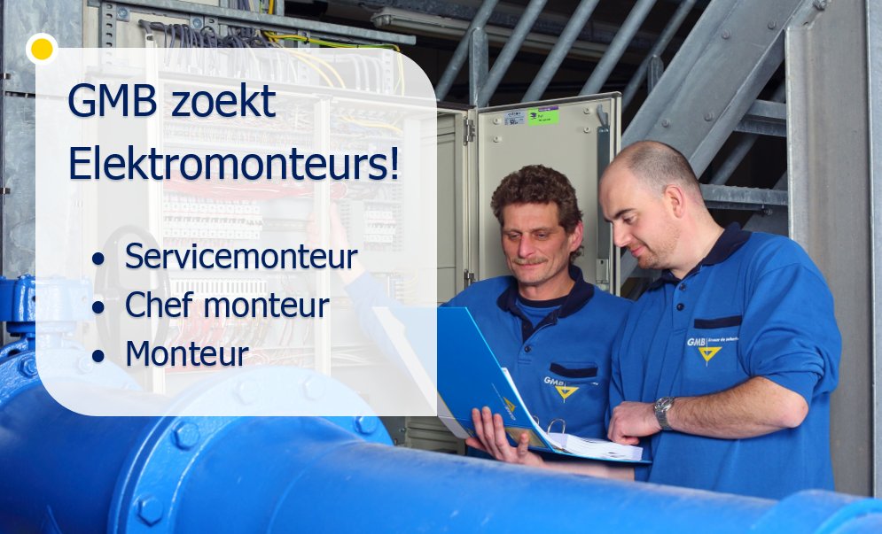GMBtweet's tweet photo. Ben jij een echte techneut en weet je alles van elektrotechniek? Dan is GMB Services op zoek naar jou! Bekijk snel onze #vacatures voor E-monteurs op https://t.co/lrzI7nzeXB ! https://t.co/y6Y029nmOx